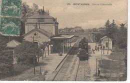 686 82  MONTAUBAN  Gare De Villenouvelle     Train,  Locomotive  Tarn Et Garonne - Montauban