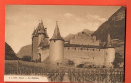 ZAM-17  Aigle Grand Hotel Et La Dent Du Midi. Cachet Aigle 1912 Vers Nice. Jullien 9505 - Aigle