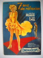 1281 CPM Marilyn MONROE, Tom EWEL,  Billy WILDER  Affiche Du Film 7 Ans De Réflexion Nugeron - Afiches En Tarjetas