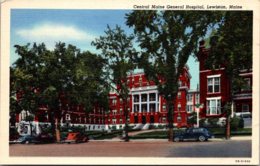 Maine Lewiston Central Maine General Hospital 1944 Curteich - Lewiston