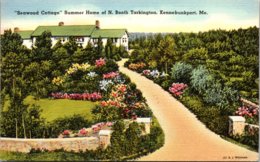 Maine Kennebunkport "Seawood Cottage" Summer Home Of N Booth Tarkington 1962 - Kennebunkport