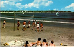 Maine Kennebunk Gooch's Beach Volley Ball Game - Kennebunkport