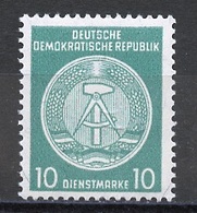 Allemagne Démocratique - Germany - Deutschland Service 1955 Y&T N°S19 - Michel N°D19 *** - 10p Armoirie - Official