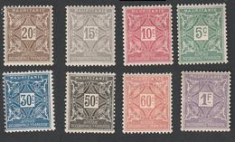 Mauritanie Taxe 17 à 24 * - Used Stamps