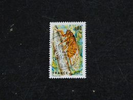 FRANCE YT 1946 OBLITERE - CIGALE ROUGE INSECTE INSECT - Usados
