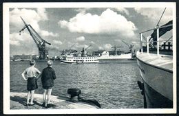 Delcampe - B1344 - Kiel Hafen Schiffe Schifffahrt Dampfer Kran - Verlag M. Dieterle & Sohn - Kiel