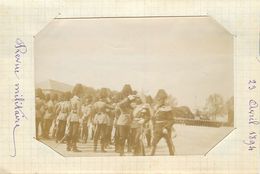 METZ - Revue Militaire,soldats Allemands, 23 Avril 1894 (photo Format 11,5cm X 8,1cm Environ). - Plaatsen