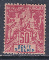 Bénin N° 30 X  Type Groupe : 50 C. Rose,  Trace De  Charnière  Sinon TB - Nuevos