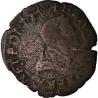 Monnaie, France, Henri III, Double Tournois, 1584, Dijon, TB+, Cuivre, CGKL:44 - 1574-1589 Heinrich III.