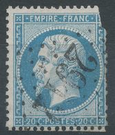 Lot N°55834   N°22, Oblit GC 2912 Poiré-sur-Vie, Vendée (79), Ind 9 - 1862 Napoleone III