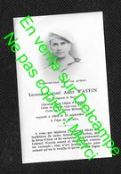 Généalogie Famille André Wastin / Lieutenant Colonel Infanterie De Marine Image Souvenir Décés 1966 - Documents