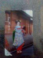 JAPON JAPAN PRIVEE FEMME GEISHA 50U UT - Cultura