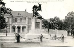 N°78980 -cpa Albertville -la Sous Préfecture- Monument Des Savoyards- - Albertville