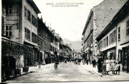 N°78981 -cpa Albertville -la Rue De La République- - Albertville