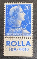 France Timbre-poste Type Muller Avec Bande Publicitaire Rolla Film-Photo - Gebraucht