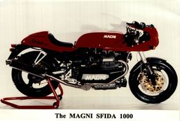 MAGNI SFIDA 1000+-12,5cm X 17,5cm  Moto MOTOCROSS MOTORCYCLE Douglas J Jackson Archive Of Motorcycles - Sonstige