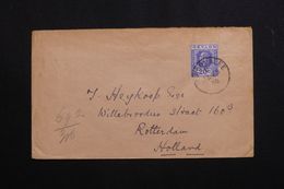 CEYLAN - Affranchissement Plaisant Sur Enveloppe En 1930 Pour Rotterdam - L 62533 - Ceylon (...-1947)
