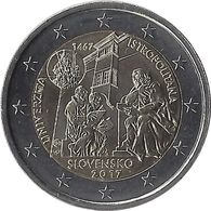 2017 SLOVAQUIE - 2 Euros Commémorative - Istropolitana - Eslovaquia
