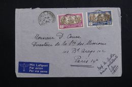 NOUVELLE CALÉDONIE - Enveloppe De Nouméa Pour Paris En 1939, Affranchissement Plaisant - L 62543 - Storia Postale