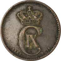Monnaie, Danemark, Christian IX, 2 Öre, Date Incertaine, Copenhagen, TTB - Dinamarca