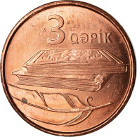 Monnaie, Azerbaïdjan, 3 Qapik, Undated (2006), SPL, Copper Plated Steel, KM:40 - Azerbaigian