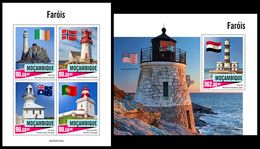 MOZAMBIQUE 2020 - Lighthouses. M/S + S/S. Official Issue [MOZ200130] - Phares