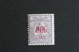 OCEANIE, NLLE CALEDONIE 1922 Y&T NO 126 CAGOU 5C SUR 15C VIOLET SURCHARGE.NEUF MH* TB.. - Unused Stamps