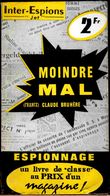 Inter-Espions " Jet " N° 58 - Moindre Mal - Claude Bruhère - Presses Internationales . - Other & Unclassified