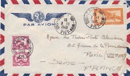 INDOCHINE SUD-VIETNAM Lettre De Saïgon RP De 1949  Pour La France - Covers & Documents