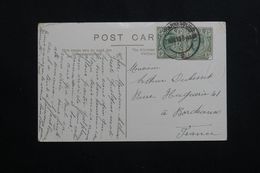 AFRIQUE DU SUD  - Affranchissement De Johannesburg  Sur Carte Postale En 1910 Pour La France - L 62576 - Nueva República (1886-1887)