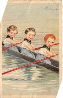 Thème Sport Nautique:   :  Aviron    Enfants Rameurs  Illustré Par Colombo       (voir Scan) - Remo