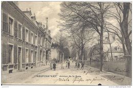 NEUFCHATEAU ..-- FELDPOST . 1915 .  Avenue De La GARE . MILITARIA . 1915 Vers ALLEMAGNE . Voir Verso . - Neufchâteau