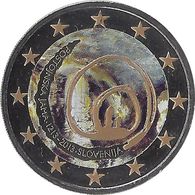 2013 SLOVAQUIE - 2 Euros Commémorative Couleurs - La Grotte De POSTOJNA - Slovakia