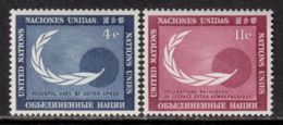 UN / New York 1962 Mi# 122-123 ** MNH - Committee On Peaceful Uses Of Outer Space - Nordamerika