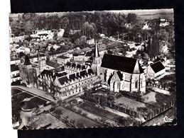 CPSM - 86 - LIGUGE - VUE AERIENNE - VALLEE DU CLAIN - ABBAYE SAINT MARTIN LIGUGE - Vouneuil Sur Vienne