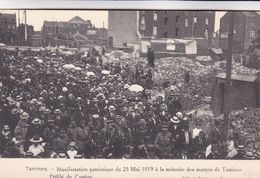 Temse, Tamines, Manifestation Patriotique Du 25 Mai 1919 à La Mémoire Des Martyrs De Tamines (pk69654) - Temse