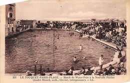 Thème Sport Nautique:   :Water Polo          Match A La Piscine Du Touquet Paris-Plage  80       Voir Scan) - Andere & Zonder Classificatie