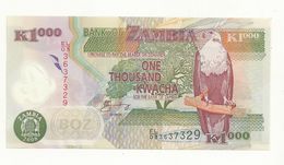 BILLET  NEUF  ZAMBIE  1000 KWACHA   ANNEE 2008    NEUF  SUPERBE. BILLET EN POLYMER - Zambia