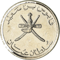 Monnaie, Oman, Qaboos, 25 Baisa, 2013, British Royal Mint, SPL+, Nickel Clad - Oman