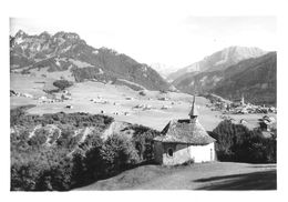 Carte-Photo:  Chapelle La Trinité Cerniat - Photo Glasson   (~15 X 10 Cm) - Cerniat 