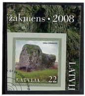 Latvia 2008 . Vaiki Stone. 1v: 22, S/adh.  Michel # 735  (oo) - Lettonia