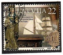 Latvia 2008 . Museums Foundation. 1v: 22.   Michel # 736  (oo) - Letland