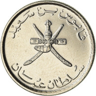 Monnaie, Oman, Qaboos, 25 Baisa, 2013, British Royal Mint, SPL, Nickel Clad - Oman