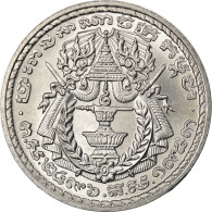 Monnaie, Cambodge, 50 Sen, 1959, SPL+, Aluminium, KM:56 - Cambodge