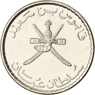 Monnaie, Oman, Qaboos, 50 Baisa, 2013, British Royal Mint, SPL+, Nickel Clad - Oman