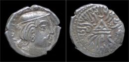 India Satraps In Western India Rudrasena II AR Drachm - Indische Münzen