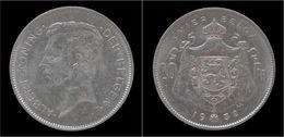 Belgium Albert I 20 Frank (4belga) 1932-VL-pos B - 20 Frank & 4 Belgas