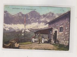 AUSTRIA AUSTRIAHUTTE MIT DER DACHSTEINGRUPPE Nice Postcard - Schladming