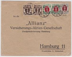 Danzig Brief Mit MIF An Die Allianz Versicherung Nach Hamburg - Covers & Documents