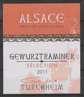 ALSACE - Gewurztraminer Selection 2011 - Cave Vinicole Turckheim (état Neuf) - Gewürztraminer